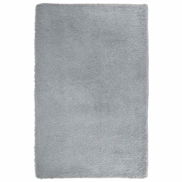 Tappeto Shaggy a Pelo Lungo NAVARRA Grigio Chiaro 130x200 cm 4102834
