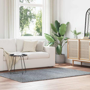 Tappeto Shaggy a Pelo Lungo NAVARRA Grigio Chiaro 130x200 cm 4102834