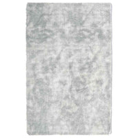 Tappeto Shaggy a Pelo Lungo NAVARRA Grigio Argento 130x200cm