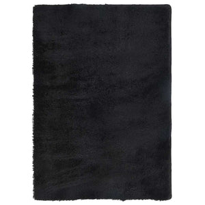vidaXL Tappeto Shaggy a Pelo Lungo NAVARRA Nero 160x230 cm poliestere