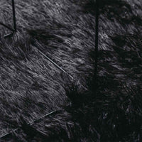 vidaXL Tappeto Shaggy a Pelo Lungo NAVARRA Nero 160x230 cm poliestere