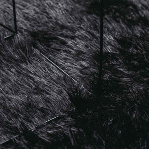 vidaXL Tappeto Shaggy a Pelo Lungo NAVARRA Nero 160x230 cm poliestere