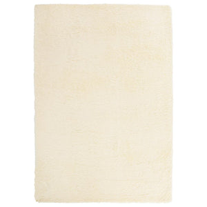 vidaXL Tappeto Shaggy a Pelo Lungo NAVARRA Crema 160x230 cm poliestere