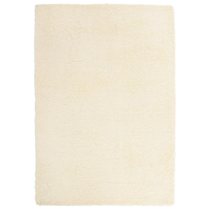 vidaXL Tappeto Shaggy a Pelo Lungo NAVARRA Crema 160x230 cm poliestere