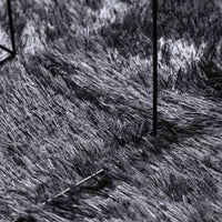 Tappeto Shaggy a Pelo Lungo NAVARRA Grigio Scuro 160x230 cm 4102840