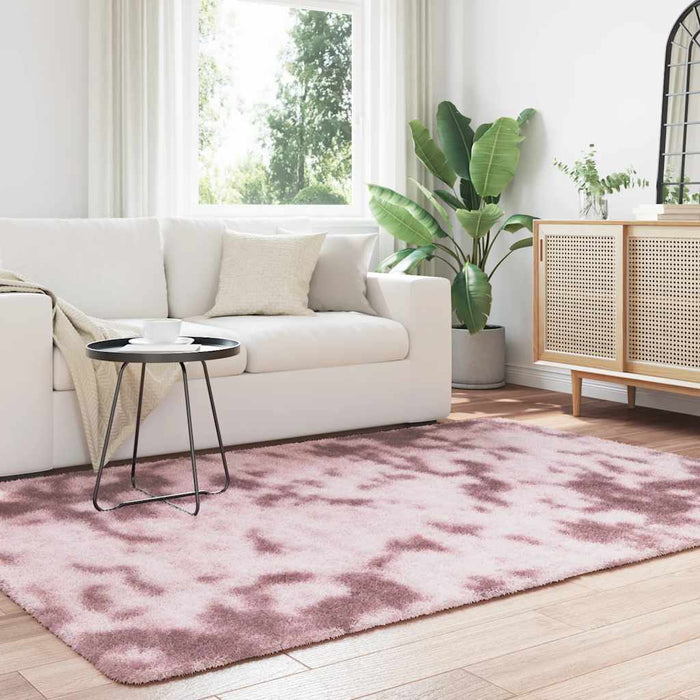 Tappeto Shaggy a Pelo Lungo NAVARRA Rosa Antico 160x230cm