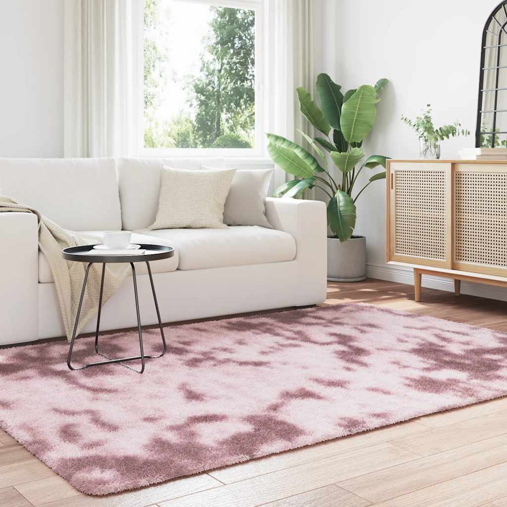 Tappeto Shaggy a Pelo Lungo NAVARRA Rosa Antico 160x230cm 4102841