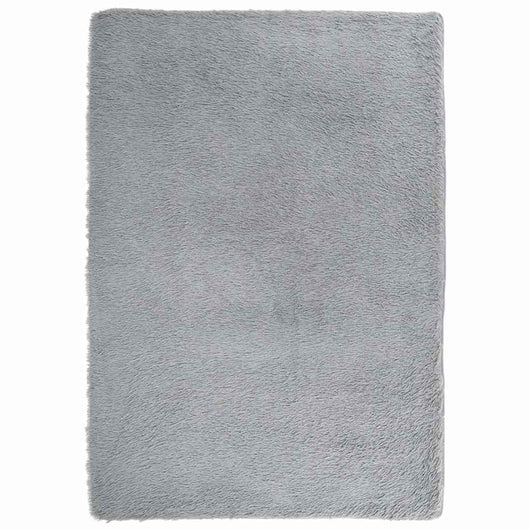 Tappeto Shaggy a Pelo Lungo NAVARRA Grigio Chiaro 160x230 cm