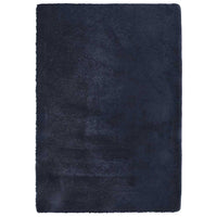 Tappeto Shaggy a Pelo Lungo NAVARRA Blu Marino 160x230 cm