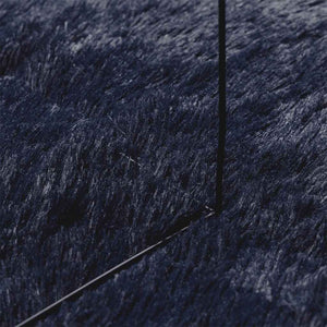 Tappeto Shaggy a Pelo Lungo NAVARRA Blu Marino 160x230 cm