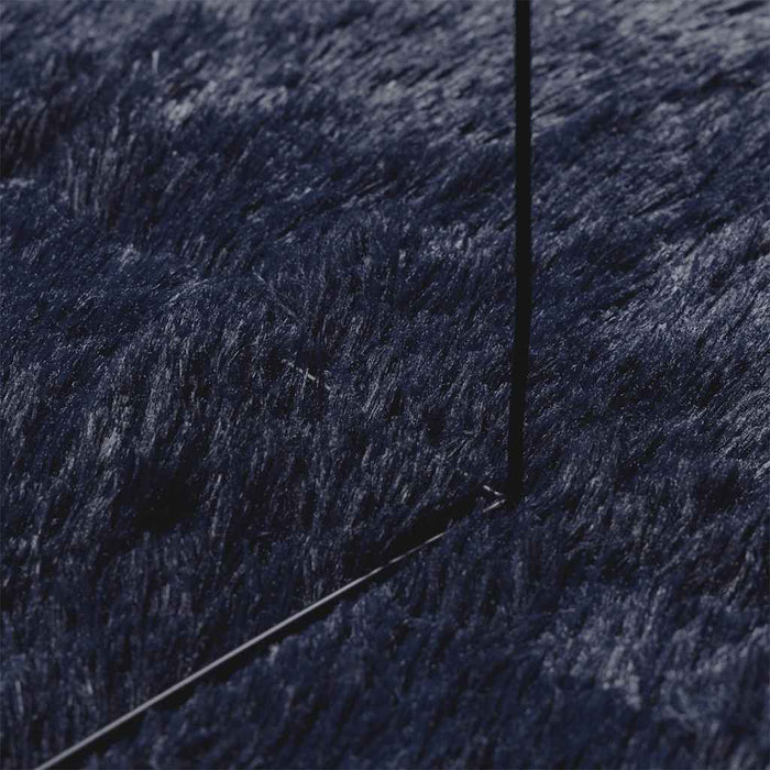 Tappeto Shaggy a Pelo Lungo NAVARRA Blu Marino 160x230 cm