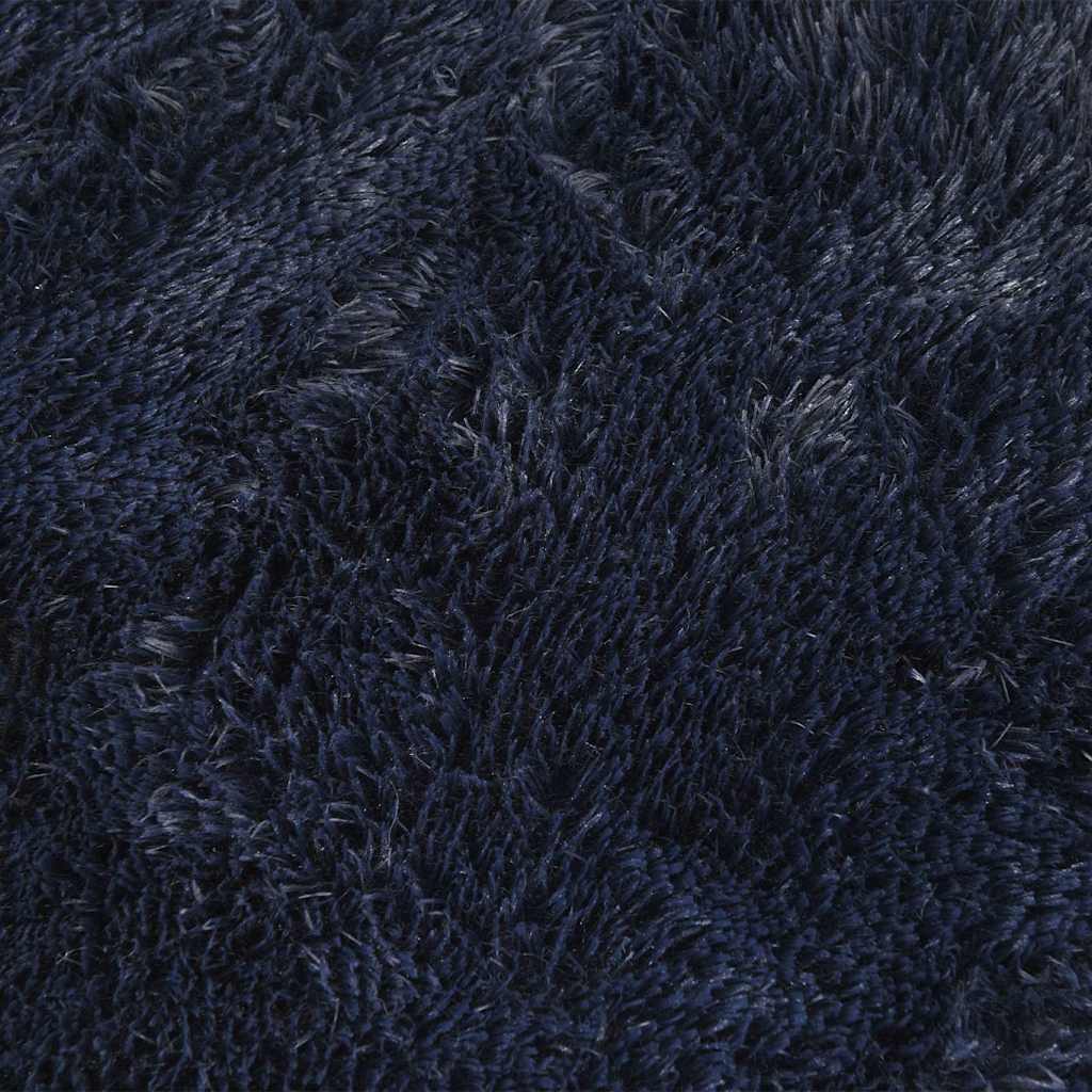 Tappeto Shaggy a Pelo Lungo NAVARRA Blu Marino 160x230 cm