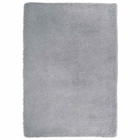 Tappeto Shaggy a Pelo Lungo NAVARRA Grigio Argento 160x230cm 4102844