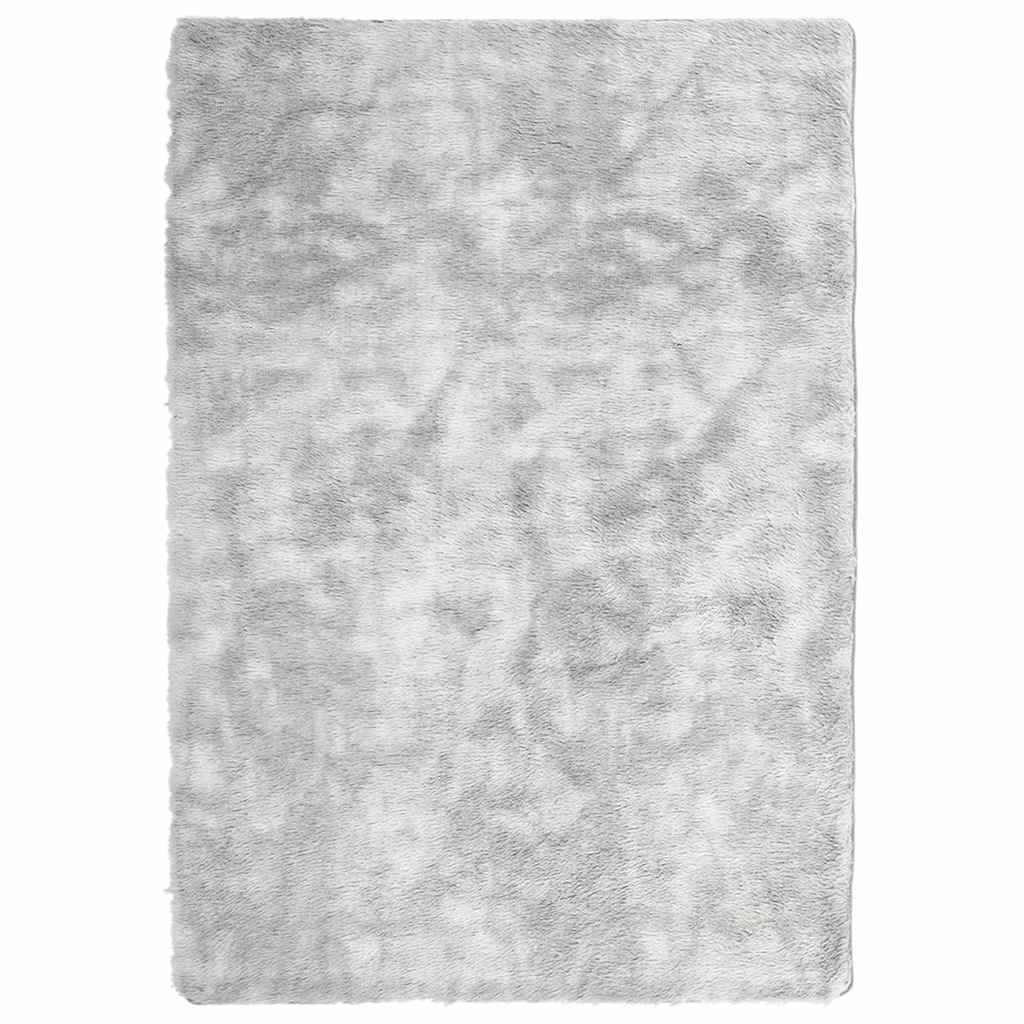vidaXL Tappeto Shaggy a Pelo Lungo NAVARRA Grigio Argento 160x230cm