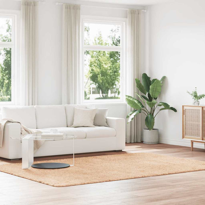 vidaXL Tappeto Shaggy a Pelo Lungo NAVARRA Beige 200x290 cm poliestere