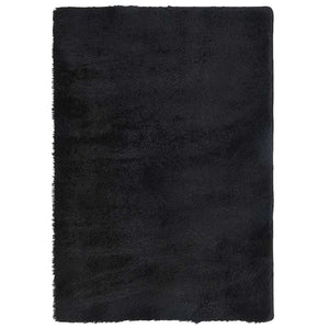vidaXL Tappeto Shaggy a Pelo Lungo NAVARRA Nero 200x290 cm poliestere