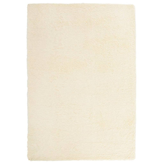 vidaXL Tappeto Shaggy a Pelo Lungo NAVARRA Crema 200x290 cm poliestere