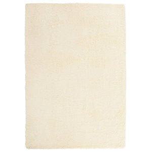 Tappeto Shaggy a Pelo Lungo NAVARRA Crema 200x290 cm poliestere 4102847