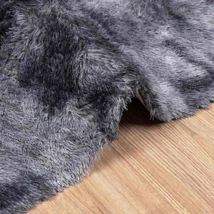 Tappeto Shaggy a Pelo Lungo NAVARRA Grigio Scuro 200x290 cm 4102848