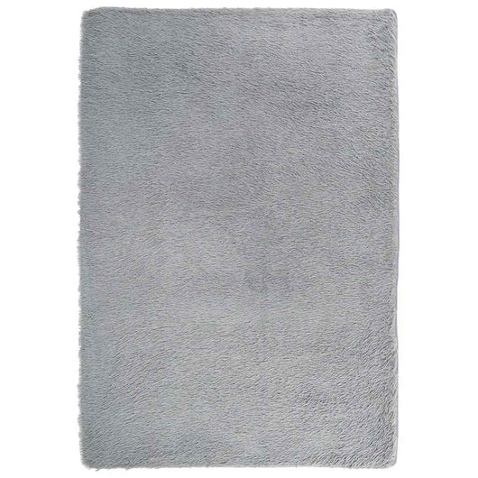 Tappeto Shaggy a Pelo Lungo NAVARRA Grigio Chiaro 200x290 cm 4102850