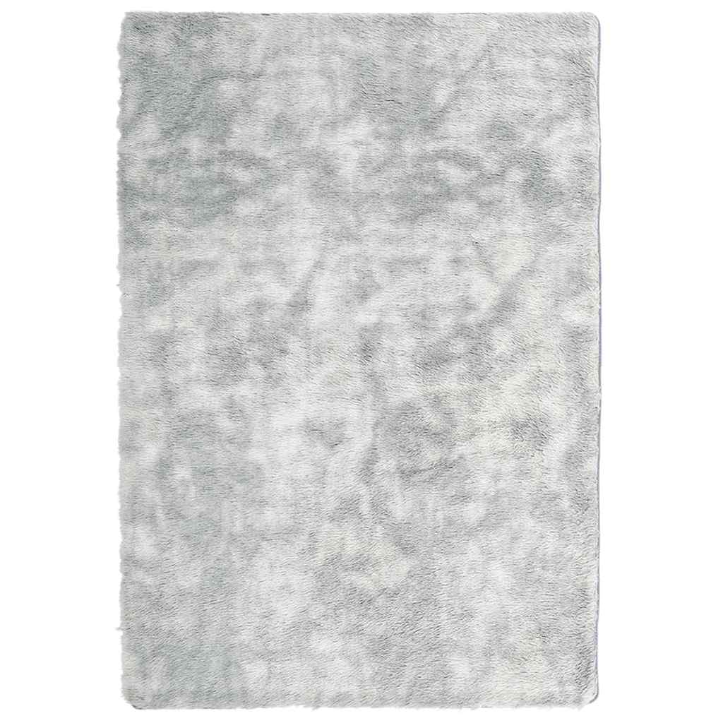 vidaXL Tappeto Shaggy a Pelo Lungo NAVARRA Grigio Argento 200x290cm