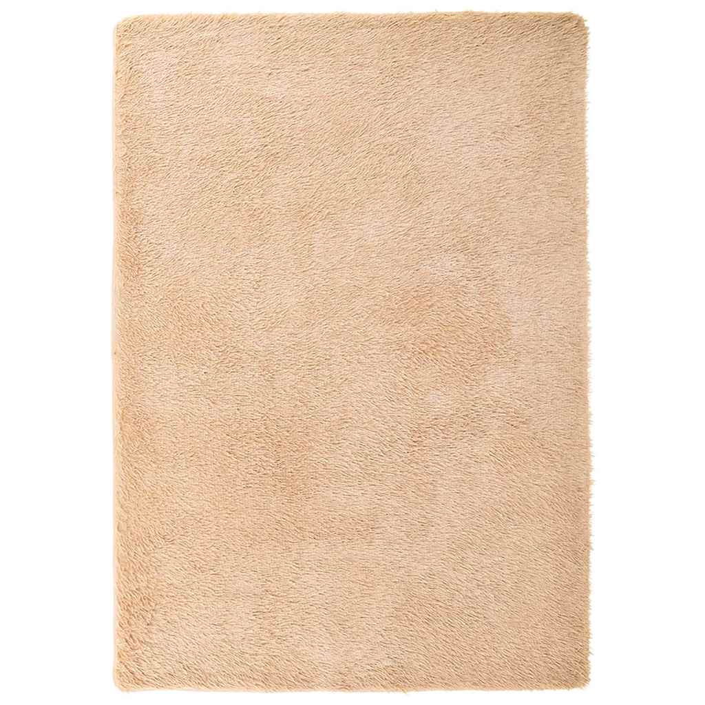 Tappeto Shaggy a Pelo Lungo NAVARRA Beige 240x340 cm poliestere 4102853