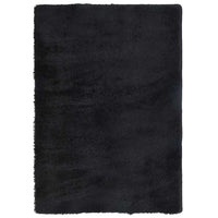 Tappeto Shaggy a Pelo Lungo NAVARRA Nero 240x340 cm poliestere