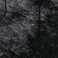 Tappeto Shaggy a Pelo Lungo NAVARRA Nero 240x340 cm poliestere 4102854