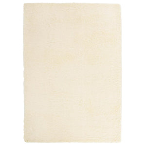 Tappeto Shaggy a Pelo Lungo NAVARRA Crema 240x340 cm poliestere
