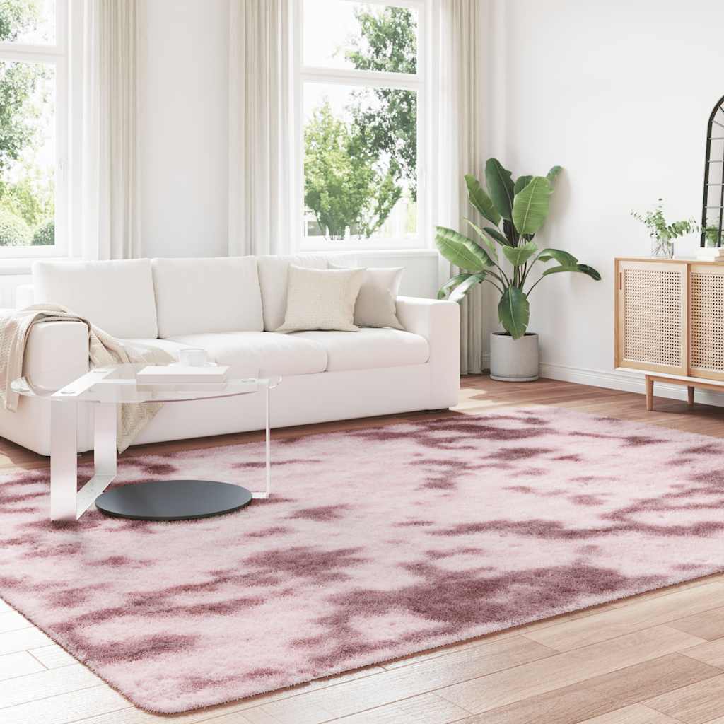 Tappeto Shaggy a Pelo Lungo NAVARRA Rosa Antico 240x340 cm 4102857