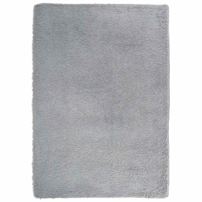 Tappeto Shaggy a Pelo Lungo NAVARRA Grigio Chiaro 240x340 cm 4102858