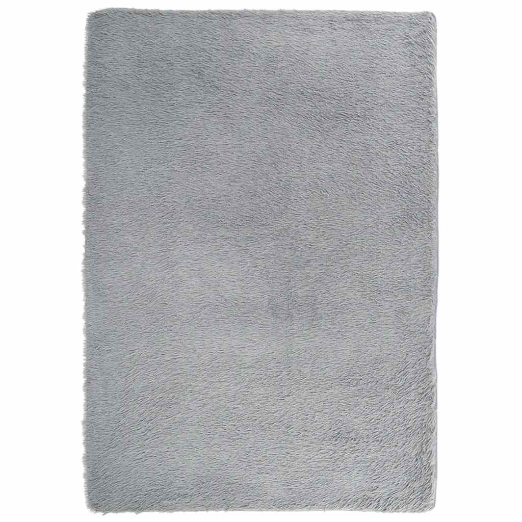vidaXL Tappeto Shaggy a Pelo Lungo NAVARRA Grigio Chiaro 240x340 cm