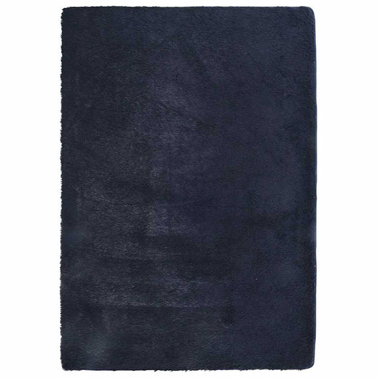 Tappeto Shaggy a Pelo Lungo NAVARRA Blu Marino 240x340 cm 4102859