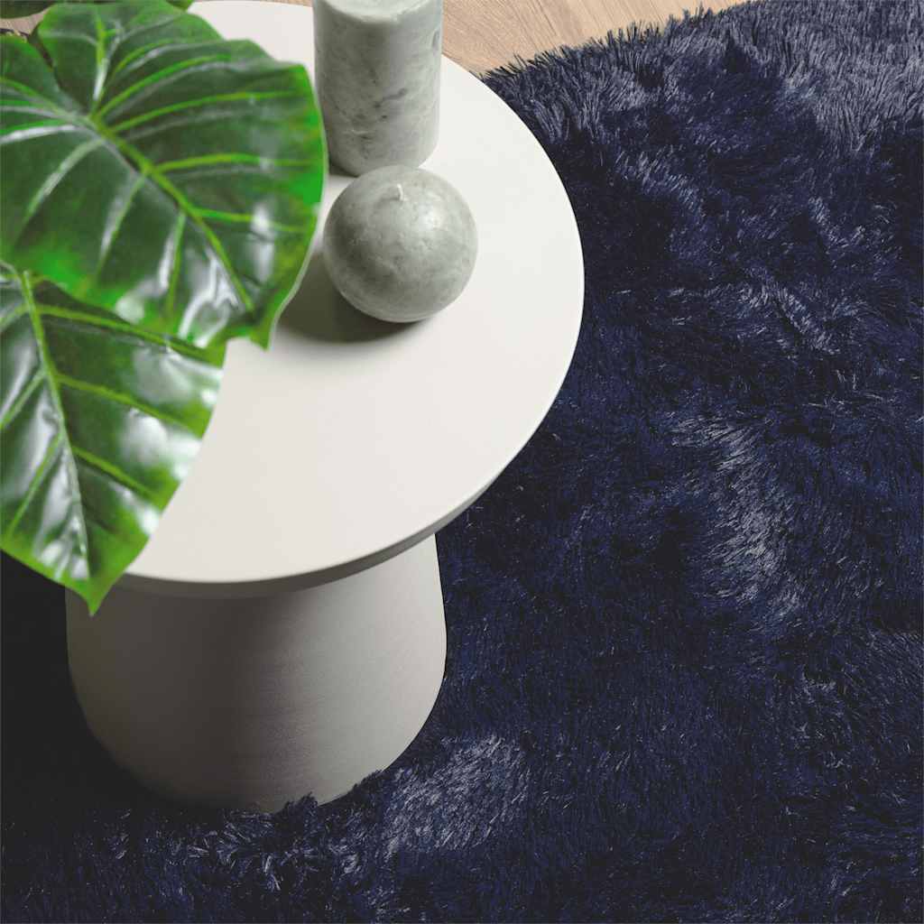 vidaXL Tappeto Shaggy a Pelo Lungo NAVARRA Blu Marino 240x340 cm