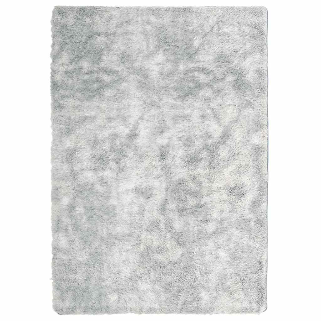 Tappeto Shaggy a Pelo Lungo NAVARRA Grigio Argento 240x340cm