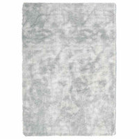 Tappeto Shaggy a Pelo Lungo NAVARRA Grigio Argento 240x340cm