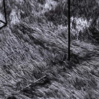 vidaXL Tappeto Shaggy a Pelo Lungo NAVARRA Grigio Scuro 160x160 cm