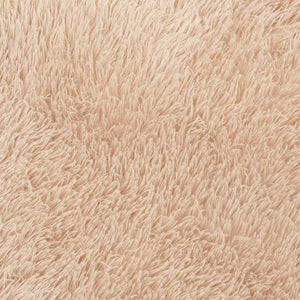 Tappeto Shaggy a Pelo Lungo NAVARRA Beige 200x200 cm poliestere