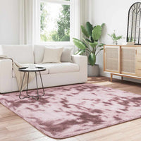 Tappeto Shaggy a Pelo Lungo NAVARRA Rosa Antico 200x200cm