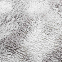 Tappeto Shaggy a Pelo Lungo NAVARRA Grigio Chiaro 200x200 cm