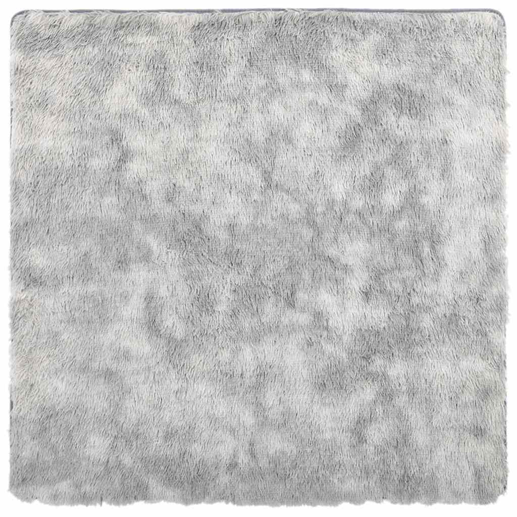vidaXL Tappeto Shaggy a Pelo Lungo NAVARRA Grigio Argento 200x200cm