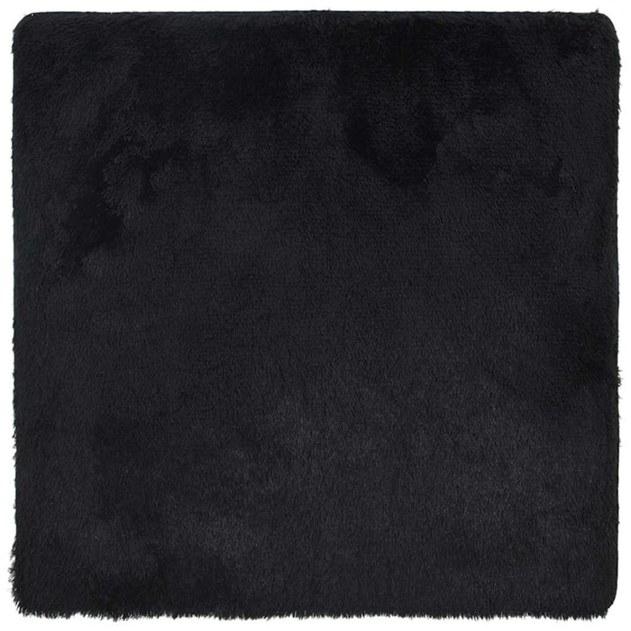 vidaXL Tappeto Shaggy a Pelo Lungo NAVARRA Nero 240x240 cm poliestere