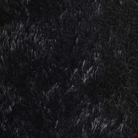 Tappeto Shaggy a Pelo Lungo Nero 240x240 cm in poliestere 4102886