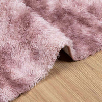 Tappeto Shaggy a Pelo Lungo NAVARRA Rosa Antico 240x240cm