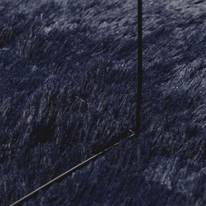 vidaXL Tappeto Shaggy a Pelo Lungo NAVARRA Blu Marino 240x240 cm