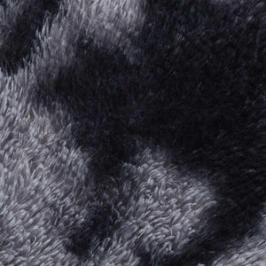 Tappeto Shaggy a Pelo Lungo NAVARRA Grigio Scuro 100x100 cm