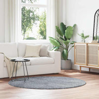 vidaXL Tappeto Shaggy a Pelo Lungo NAVARRA Grigio Chiaro 160x160 cm