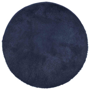 vidaXL Tappeto Shaggy a Pelo Lungo NAVARRA Blu Marino 160x160 cm