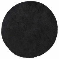 Tappeto Shaggy a Pelo Lungo NAVARRA Nero 200x200 cm poliestere 4102918