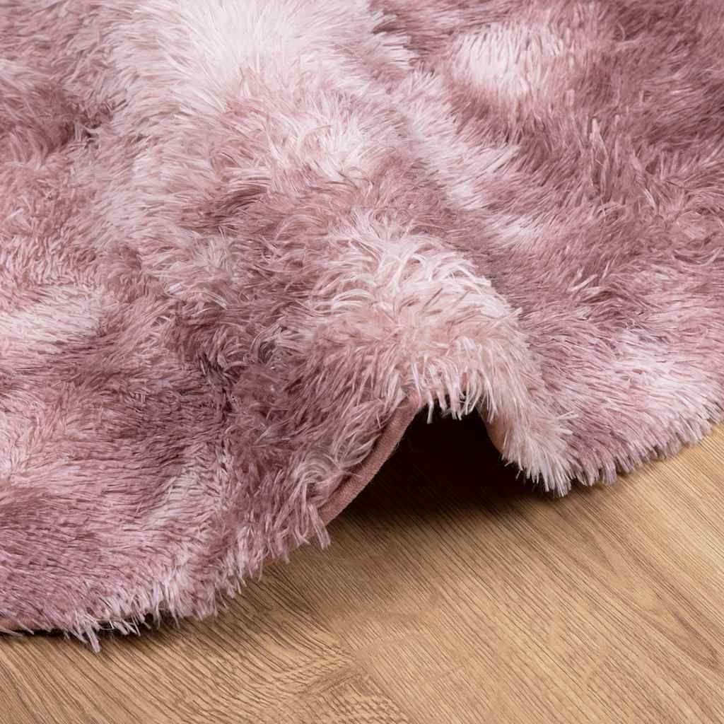 vidaXL Tappeto Shaggy a Pelo Lungo NAVARRA Rosa Antico 240x240cm